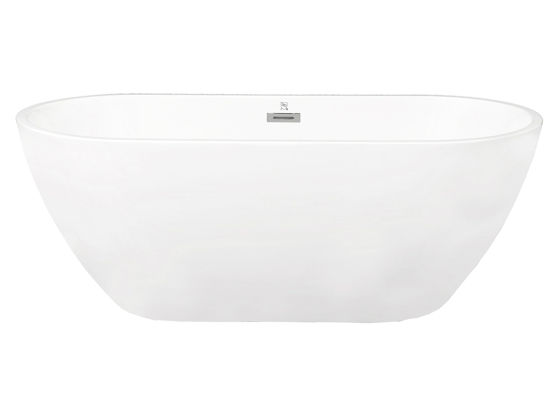 Acrylic Alcove Freestanding Soaking Bathtub White Acrylic