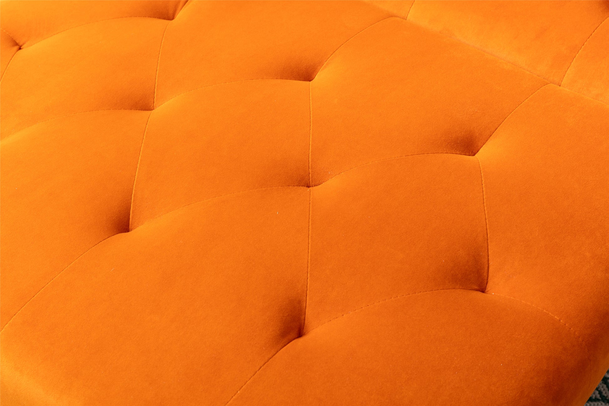 Coolmore Fashionable And Classic Style Chaise Lounge Chair Accent Chair For Living Room, Bedroom Orange Orange Foam Velvet
