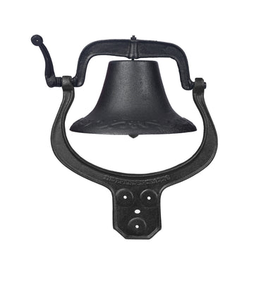 Dinner Bells ,Door Bell ,Large Cast Iron Bell Black Carbon Steel