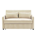 2033 Beige Leisure Beautiful Sofa Beige Velvet