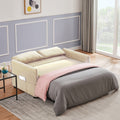 2033 Beige Leisure Beautiful Sofa Beige Velvet