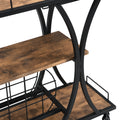 Industrial Bar Cart Kitchen Bar&Serving Cart For