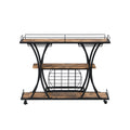 Industrial Bar Cart Kitchen Bar&Serving Cart For