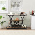 Industrial Bar Cart Kitchen Bar&Serving Cart For