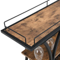 Industrial Bar Cart Kitchen Bar&Serving Cart For