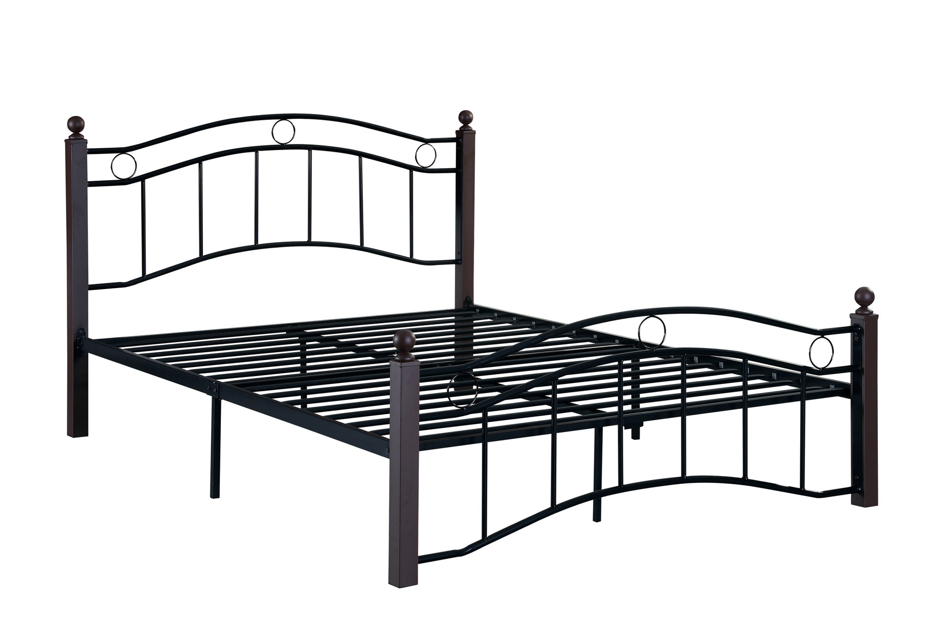 Full Size Metal Bed Frame With Headboard And Footboard Black Metal