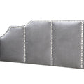 Twin Size Upholstered Daybed With Drawers, Wood Slat Support, Gray Gray Velvet
