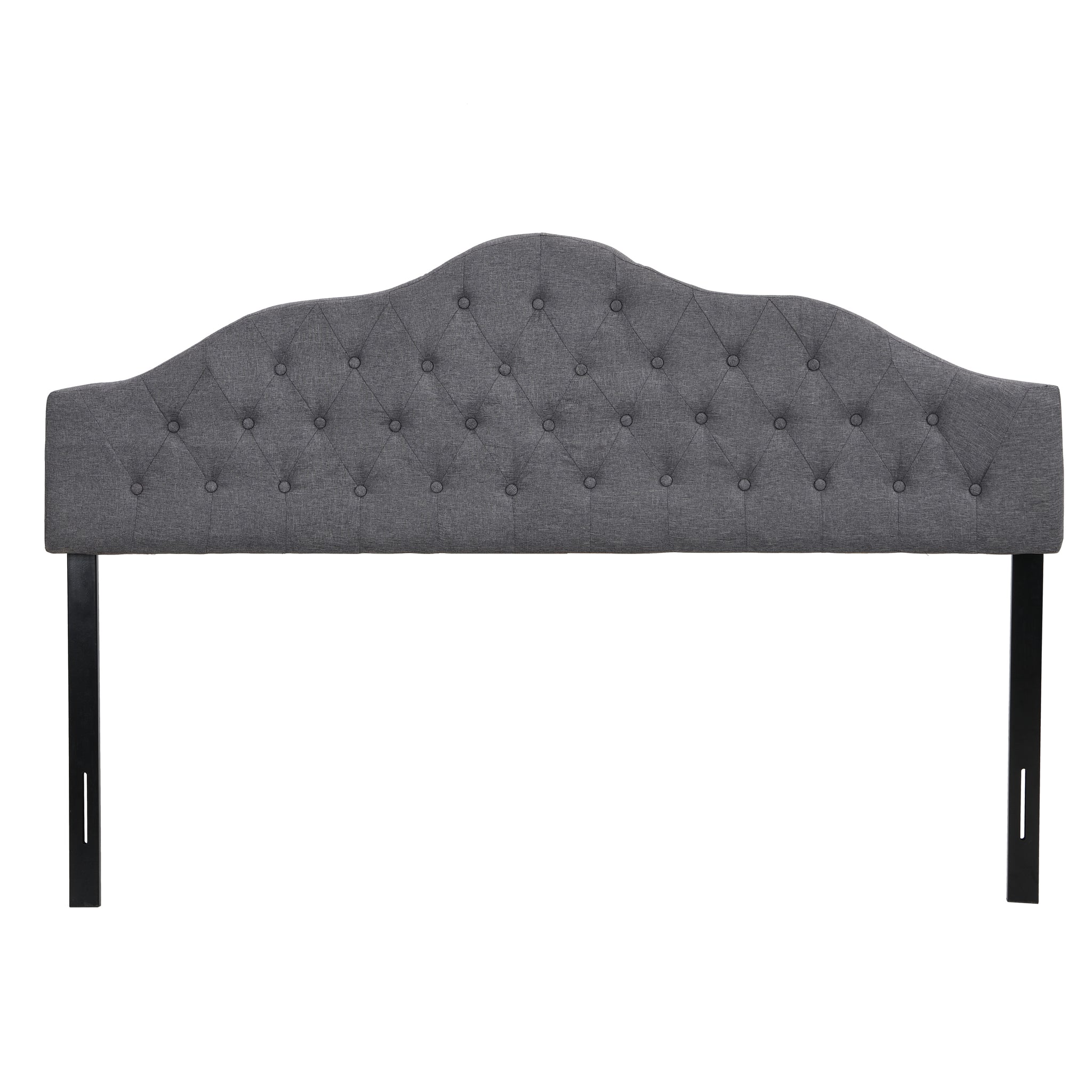 Upholstered Headboard, Adjustable Headboards for King gray-fabric