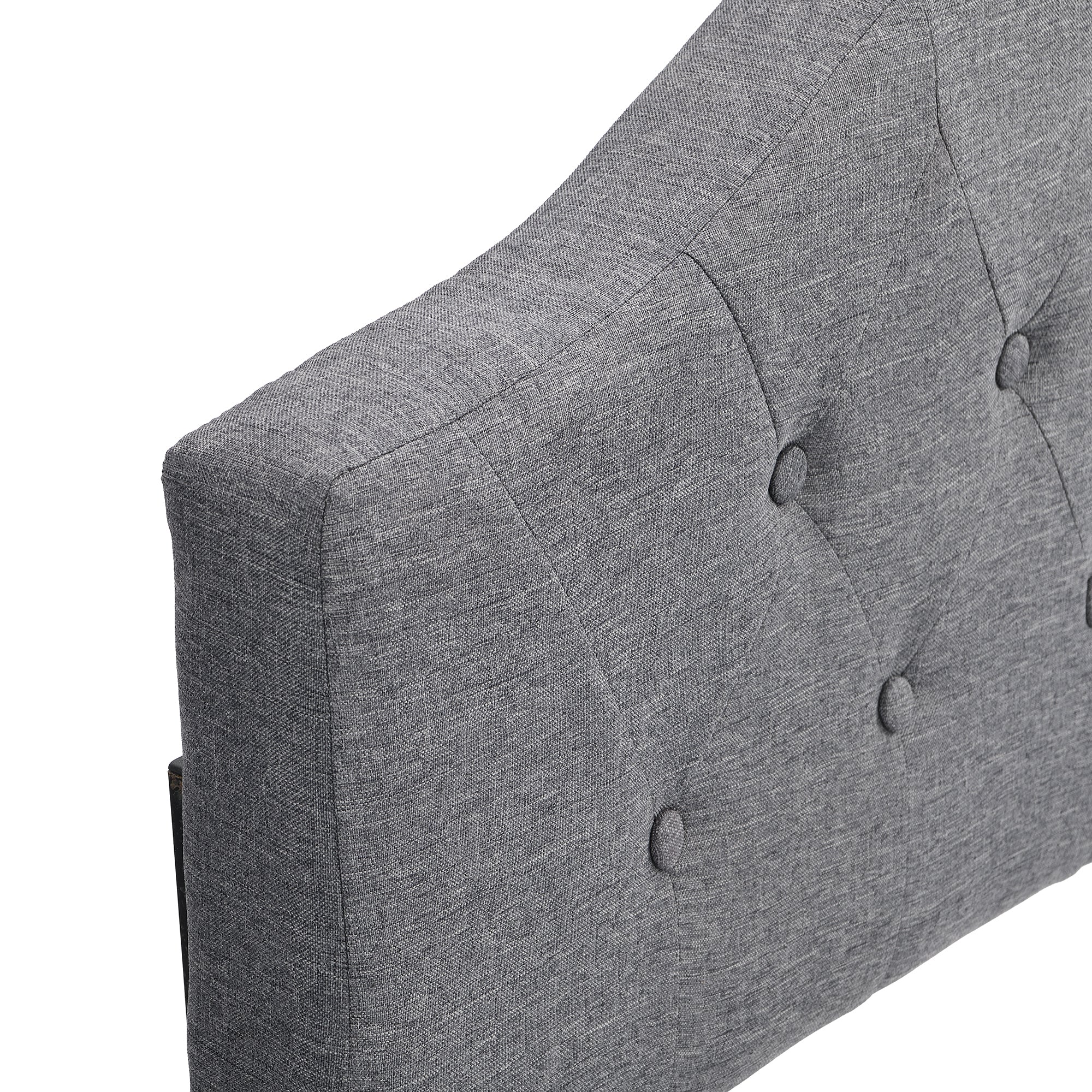 Upholstered Headboard, Adjustable Headboards for King gray-fabric