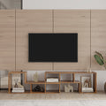 Double L Shaped Oak Tv Stand,Display Shelf ,Bookcase For Home Furniture,Fir Wood Oak Particle Board