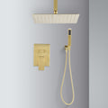 Ceiling Mounted Shower System Combo Set With Handheld And 12