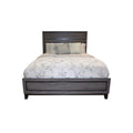 Full 4 Pc Contemporary Bedroom Set Made With Wood In Gray Box Spring Required Full Gray Wood 4 Piece Set Bedroom Bed Included,Dresser Included,Mirror Included,Nightstand Included Contemporary,Modern