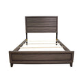 Sierra Queen Size Contemporary Bed Made With Wood In Gray Box Spring Required Queen Gray Wood Bedroom Modern Wood