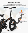 Aostirmotor Folding Electric Bike Ebike Bicycle 500W Motor 20