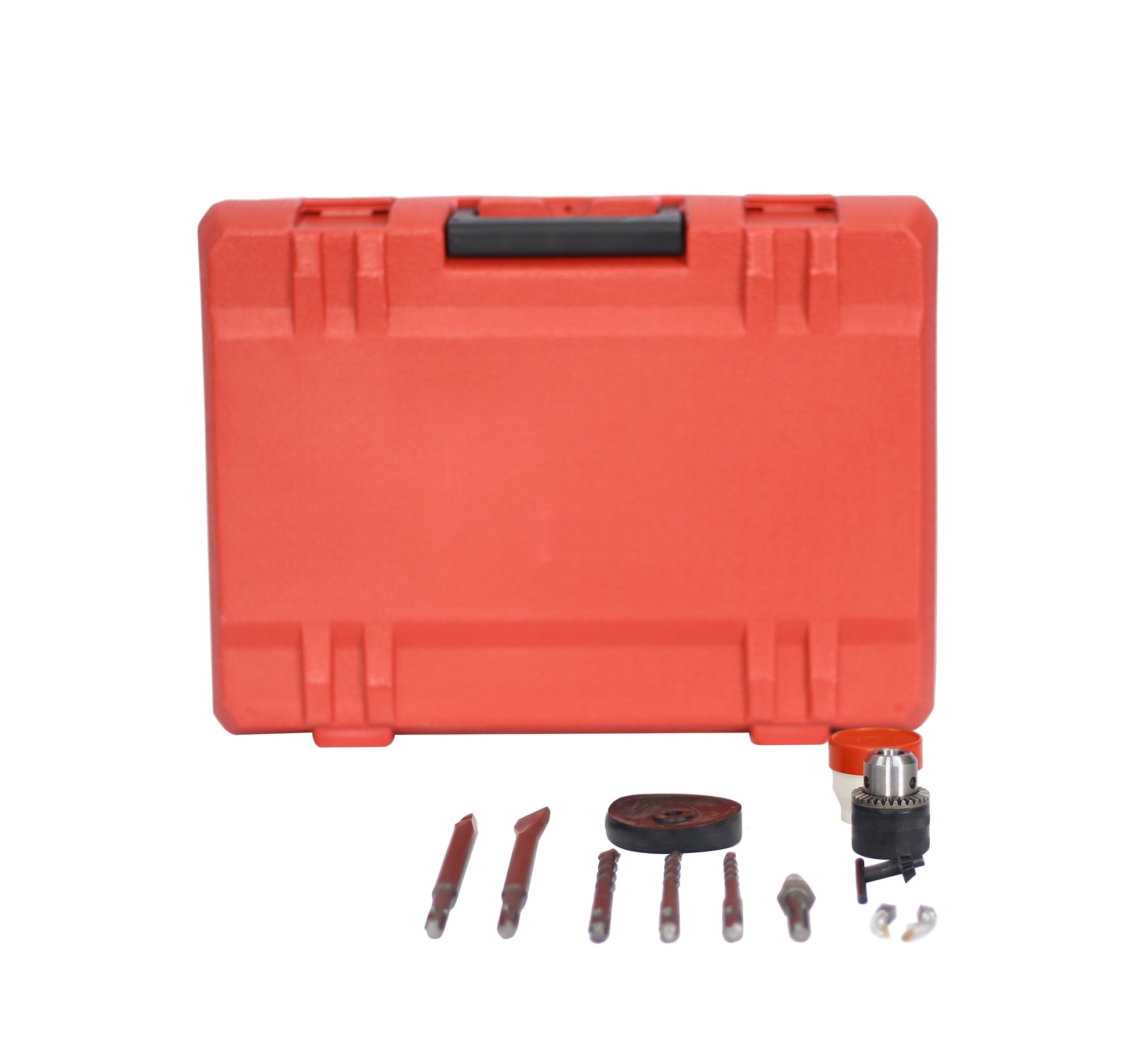 Rotary Hammer 1100W Red Black 1 1 2" Sds Plus Rotary Hammer Drill 3 Functions Black Red Metal