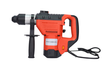Rotary Hammer 1100W Red Black 1 1 2" Sds Plus Rotary Hammer Drill 3 Functions Black Red Metal