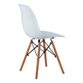 Chair,Set Of 4,Kd Leg White Plastic