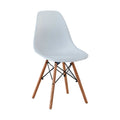 Chair,Set Of 4,Kd Leg White Plastic