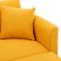 Coolmore Fashionable And Classic Style Chaise Lounge Chair Accent Chair For Living Room, Bedroom Mustard Teddy Mustard Teddy Foam Teddy