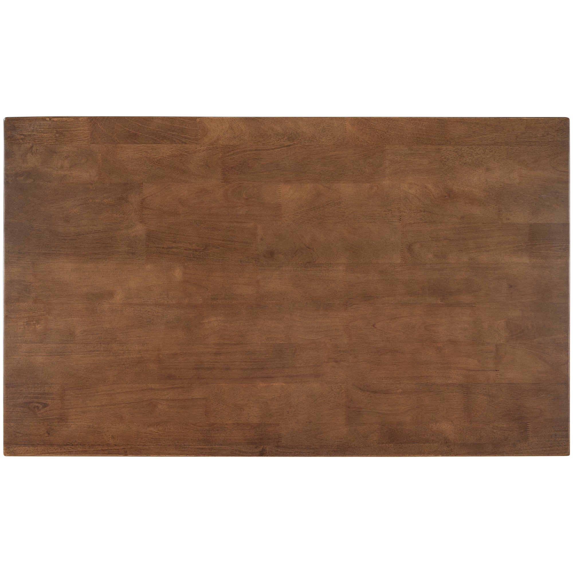 Solid Wood Rustic 45" Stationary Kitchen walnut-dining room-rustic-rectangular-kitchen