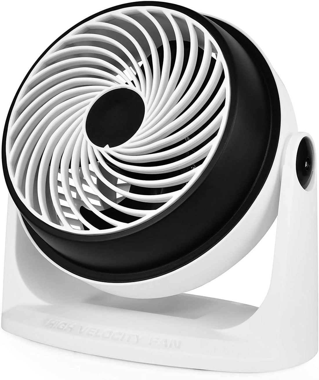 Healsmart 8" Table Fan Tabletop Air Circulator Fan 3Speed Control 110 Rotation White Abs