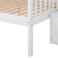Twin Over Full Stairway Bunk Bed With Storage, White Twin White Pine