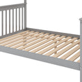 Twin Over Full Stairway Bunk Bed With Storage, Gray Twin Gray Pine