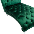 Coomoreleisure Concubine Sofa With Acrylic Feet Emerald Velvet
