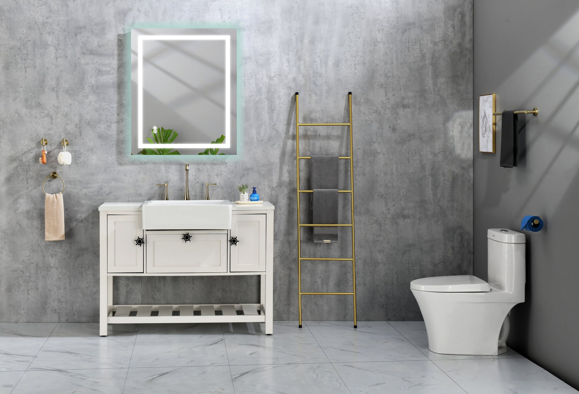 Solid Wood Bathroom Vanities Without Tops 48 In. W X 20 In. D X 33.60 In. Hbath Vanity In White With White Solid Wood