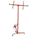 Drywall Panel Hoist Drywall Lift Rolling Panel Hoist Jack Lifter 16Ft Red Color Red Metal