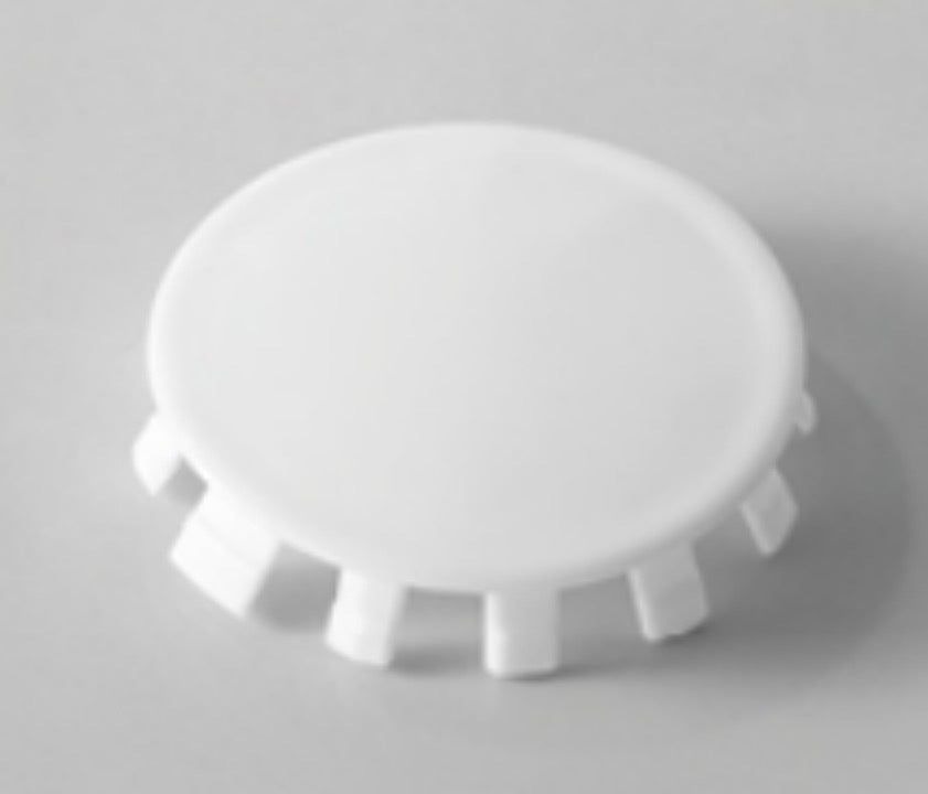 Side hole covers, pp, glossy white