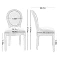 Hengming Upholstered Fabrice French Dining Chair