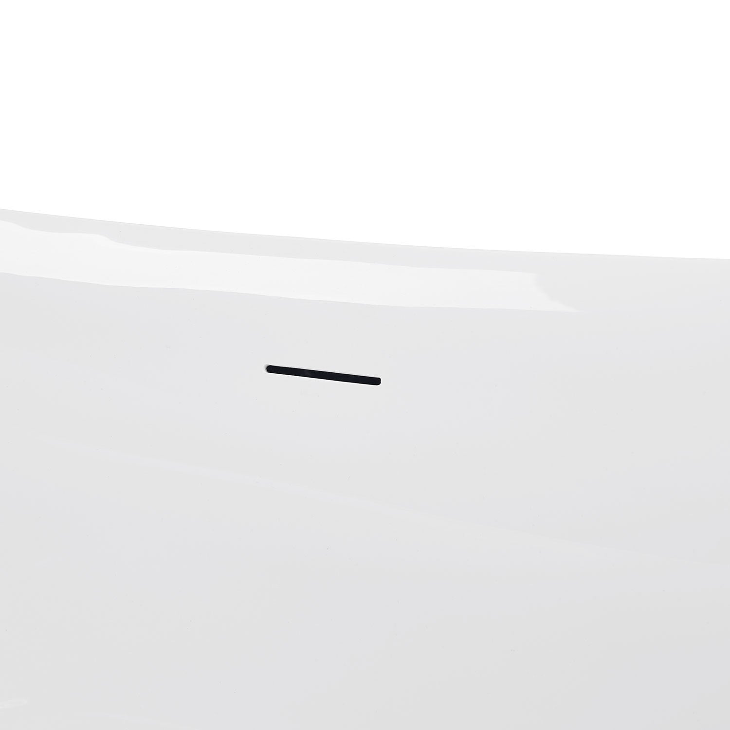 67" 100% Acrylic Freestanding Bathtub Contemporary white-acrylic