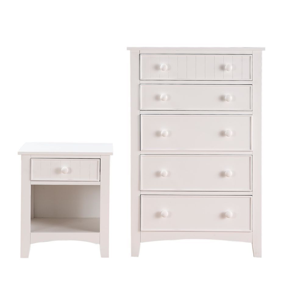 Contemporary White 1Pc Chest Of Drawers Plywood Pine Veneer Bedroom Furniture White White Bedroom Classic,Contemporary Rubberwood Plywood