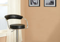 Contemporary Style Black Bar Stool Counter Height black-dining