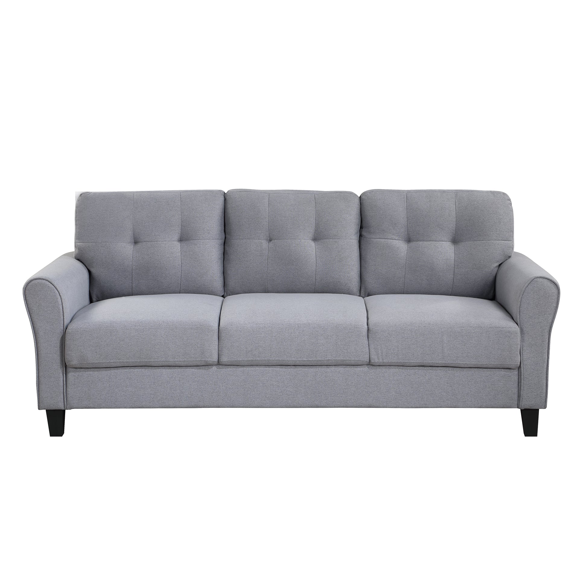 Modern Living Room Sofa Set Linen Upholstered Couch Furniture For Home Or Office ,Light Grey Blue, 1 2 3 Seat,Old Sku:Sg000373Aaa Light Grey Blue Foam Linen 6 Seat