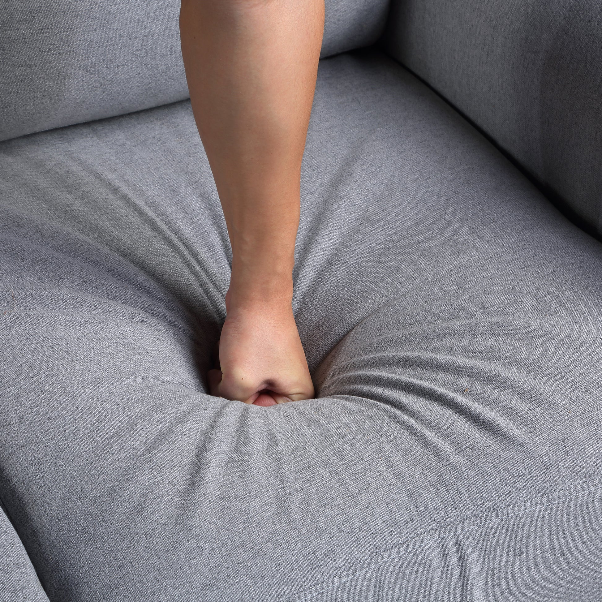 Modern Living Room Sofa Set Linen Upholstered Couch Furniture For Home Or Office ,Light Grey Blue, 1 2 3 Seat,Old Sku:Sg000373Aaa Light Grey Blue Foam Linen 6 Seat