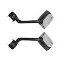 Chrome Hood Mirrors Pair For Kenworth T680 Peterbilt chrome-abs