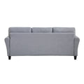 Modern Living Room Sofa Set Linen Upholstered Couch Furniture For Home Or Office ,Light Grey Blue, 1 2 3 Seat,Old Sku:Sg000373Aaa Light Grey Blue Foam Linen 6 Seat
