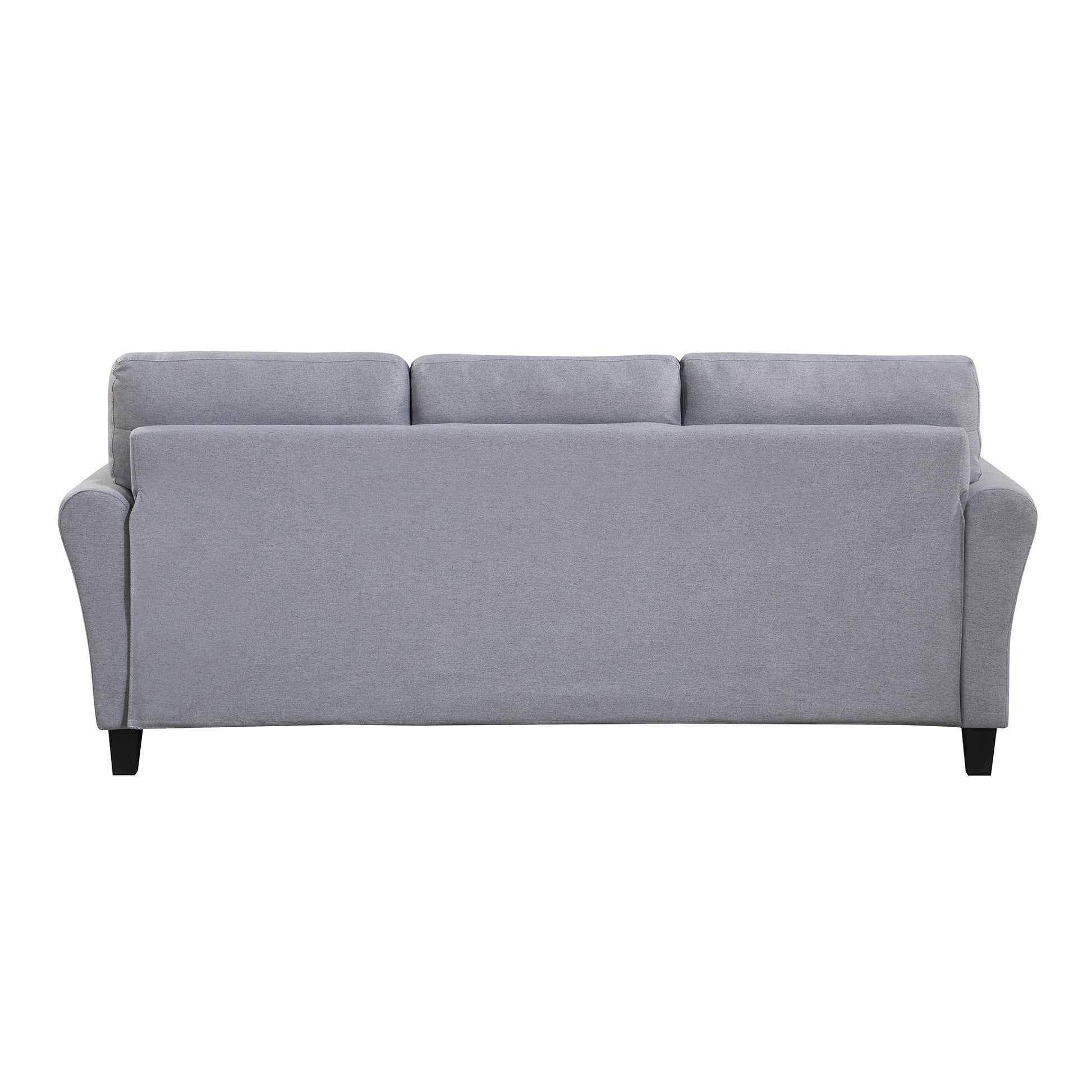 79.9" Modern Living Room Sofa Linen Upholstered Couch Furniture For Home Or Office ,Light Grey*Blue, 3 Seat,Old Sku:Wf288519Aac Light Grey Blue Foam Linen 3 Seat