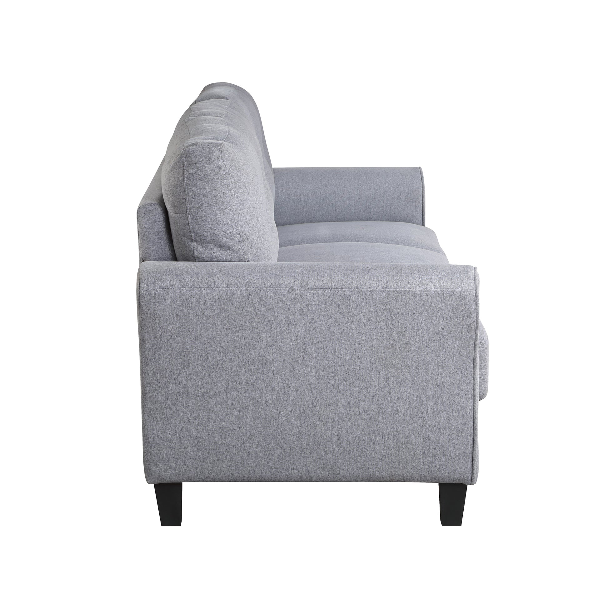 57.5" Modern Living Room Loveseat Linen Upholstered Couch Furniture For Home Or Office ,Light Grey Blue, 2 Seat,Old Sku:Wf288518Aac Light Grey Blue Foam Linen 2 Seat