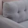 Modern Living Room Sofa Set Linen Upholstered Couch Furniture For Home Or Office ,Light Grey Blue, 1 3 Seat,Old Sku:Sg000371Aaa Light Grey Blue Foam Linen 4 Seat