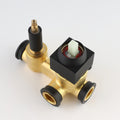 Shower Faucet Set Anti scald Shower Fixtures with black-brass