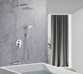 Tub Shower Faucets Sets Complete Bathtub Faucet Set chrome-brass