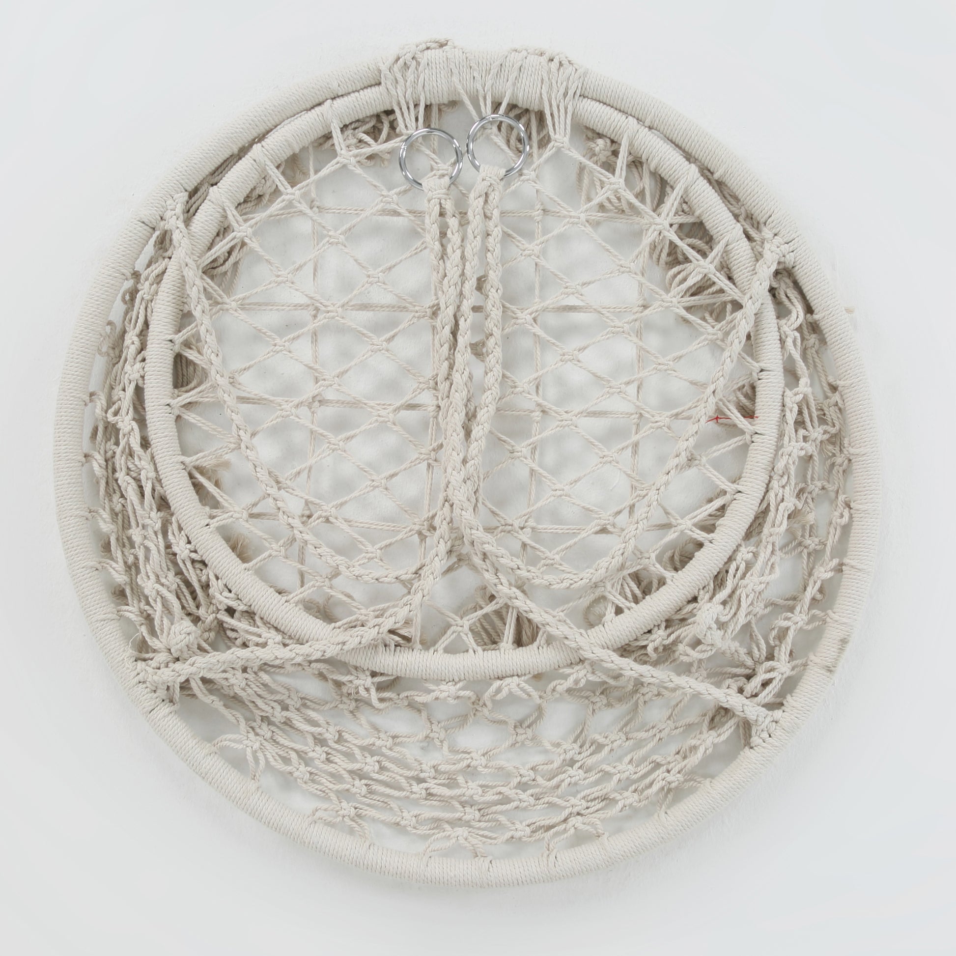 Hammock Chair Macrame Swing Max 330 Lbs Hanging Cotton Rope Hammock Swing Chair For Indoor And Outdoor Beige Cotton