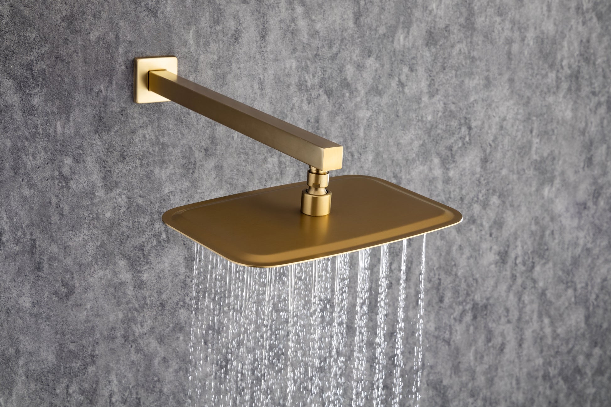 Shower Faucet Set 3 Function Bathroom Shower Fixtures golden-brass