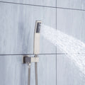 12 inch Ceiling Shower System Brushed Nickel Shower brushed nickel-brass