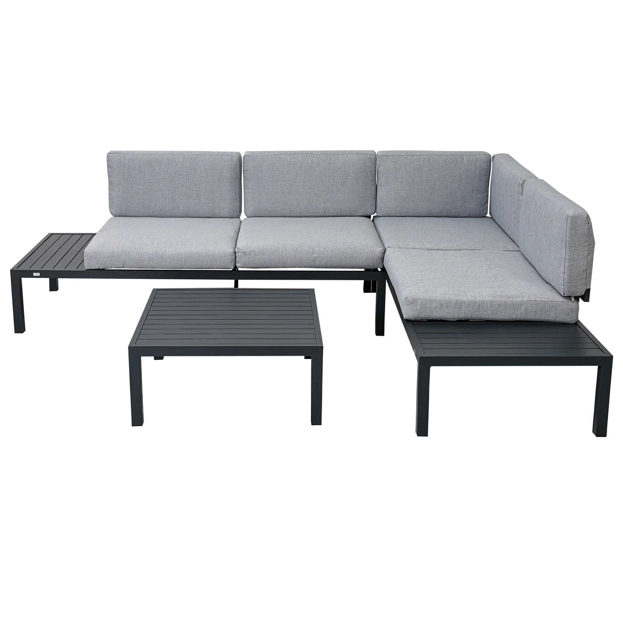 Outdoor 3 piece Aluminum Alloy Sectional Sofa