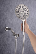 6 In. Detachable Handheld Shower Head Shower Faucet brushed nickel-brass