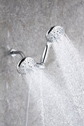 Shower System with Handheld Showerhead & Rain Shower chrome-brass